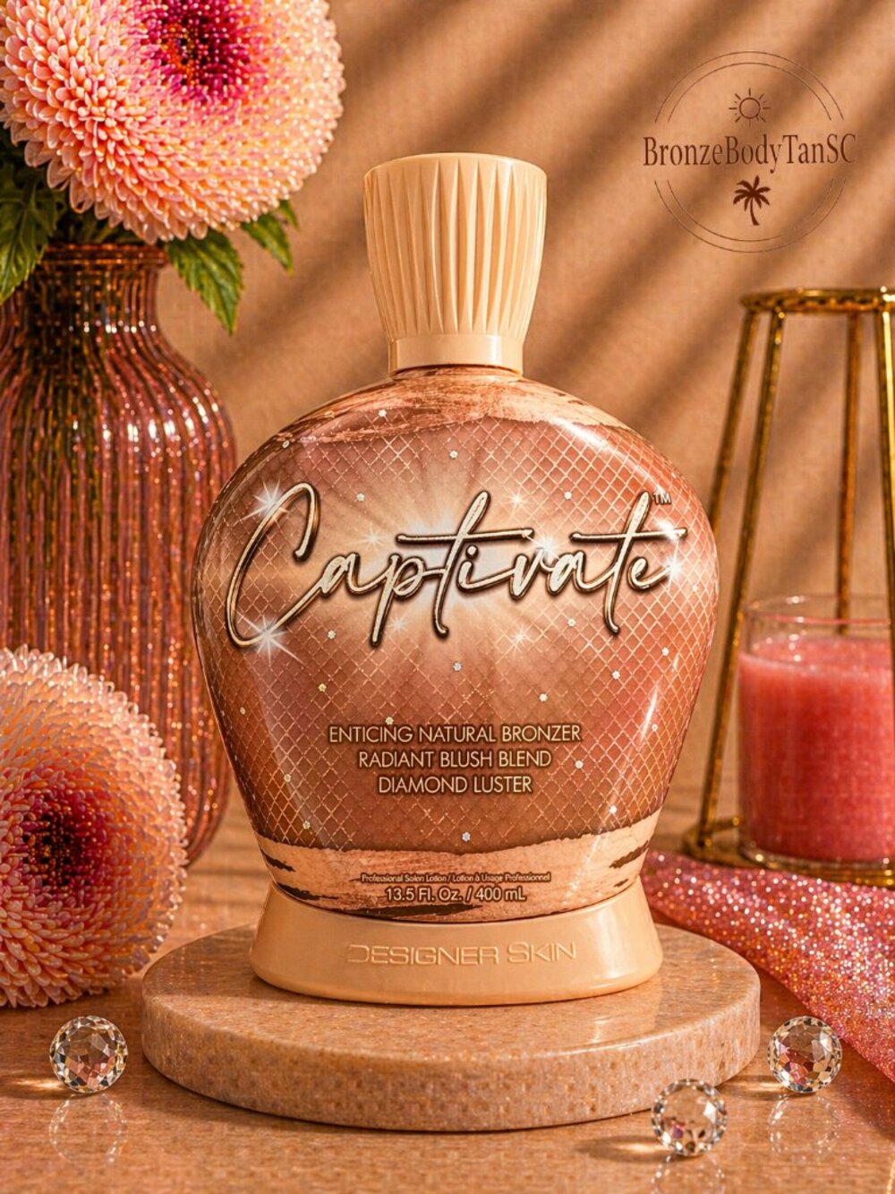 ☀️ Captivate ☀️ Designer Skin - Natural Tanning Lotion 13.5 oz